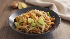 Nouilles chinoises au poulet et au gingembre