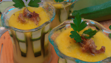 Courgettes fondantes en verrine