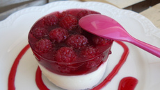 Tarte princière aux framboises