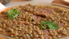 Lentilles au lard