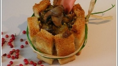 Charlottes aux champignons de Paris