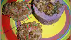 Filet mignon pané aux fruits secs & écrasée de vitelottes