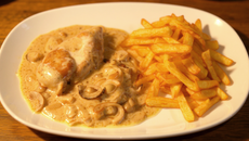 Poulet sauce au Maroilles