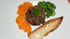 Frisure en persillade, carottes fondantes