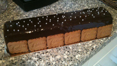 Bûche Poire-Speculoos