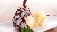 Poires belle-hélène