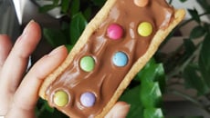 Petits biscuits aux deux chocolats et smarties