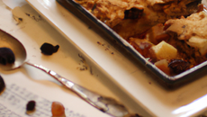 Crumble pommes-raisins