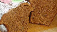 Cake au chocolat-rhum et raisins secs