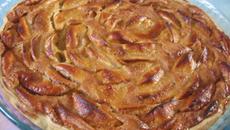 Tarte aux pommes crémeuse