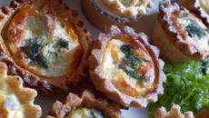 mini quiche au hareng ou autre poisson