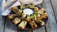 Nems à l'avocat façon guacamole