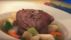 Bœuf à la ficelle et ses légumes