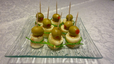 Pic de cœur de palmier aux sésames