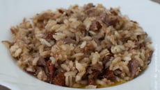 Risotto au confit de canard et tomates séchées