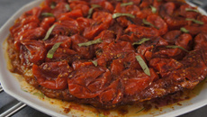 Tatin aux tomates cerises