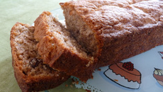 Cake à la pomme, aux raisins et aux noix