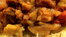 Rouelle de porc et ses petits légumes