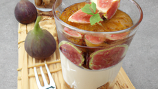 Verrine gourmande aux figues