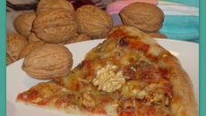 Pizza roquefort-noix