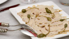 Vitello tonato (veau au thon)