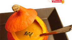 Velouté de potimarron au faitout