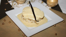 Turbot, sauce à la vanille