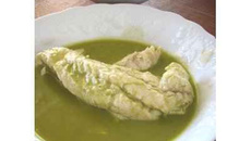 Filets de truite à la crème de matcha