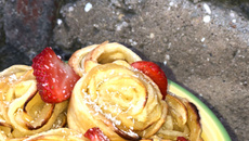 Roses feuilletées aux pommes faciles