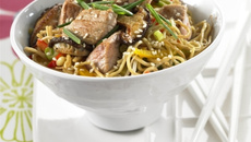 Nouilles sautées au Veau de Pentecote