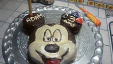 Gâteau Mickey au chocolat fourré