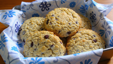 Cookie aux pépites de chocolat et flocons d'avoine