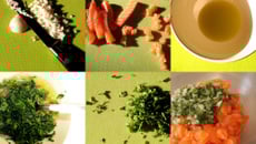 Tartare de saumon à l'huile d'argan