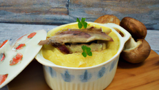 Parmentier de canard en cocotte