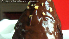 Poire Belle Hélène en habit chocolaté épicé