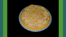 Tarte de crumble aux pommes caramélisées