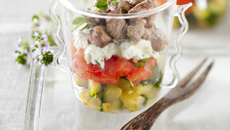 Verrines d'agneau Italia