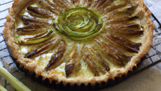 Tarte aux poireaux indienne