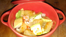 Salade exotique à l'avocat