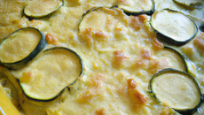 Gratin à base de courgette