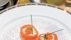 Canapés de saumon à la Chavignolaise