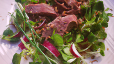 Salade énergisante au bœuf et cresson
