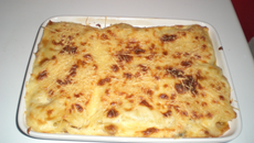Lasagnes rapides aux fruits de mer