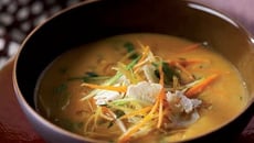 Soupe aux légumes croquants