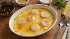 Gratin de noix de Saint-Jacques