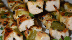 Brochettes de poulet à la citronelle