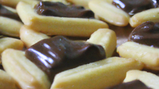 Gaufrettes au chocolat