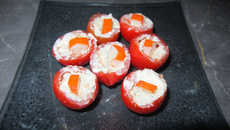 Tomates cerises farcies gourmandes