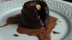 Fondant au chocolat à la crème de marrons
