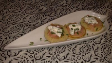 Blinis au Cottagecheese